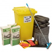 USK 244 C - universele spill kit in gele rolcontainer 
